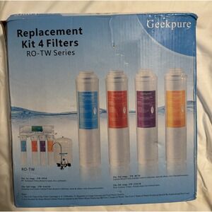 Replacement Pre-Filter Set for Geekpure RO-TW Reverse Osmosis System No Membrane